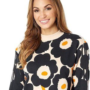 EUC adidas Originals x Marimekko sweatshirt in halo blush, size M